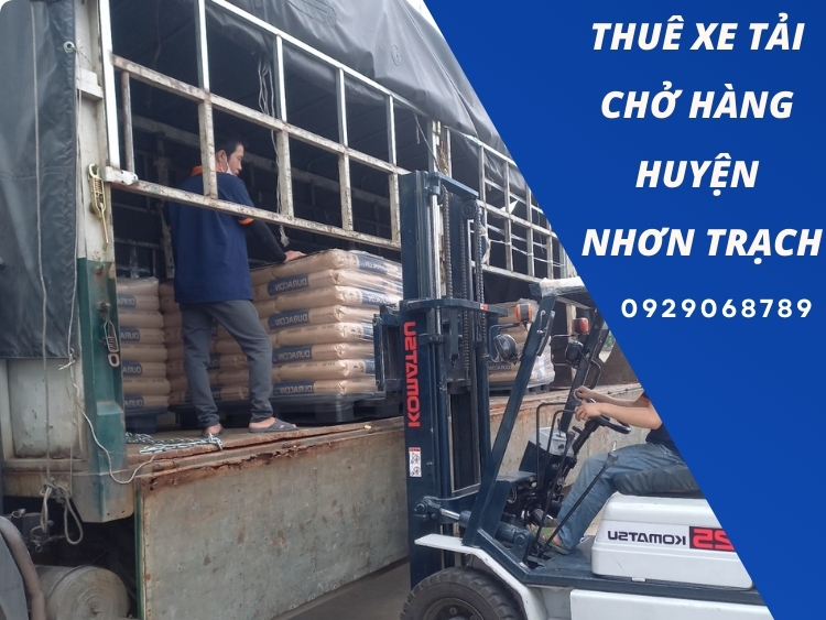 Thuê xe tải chở hàng huyện nhơn trạch